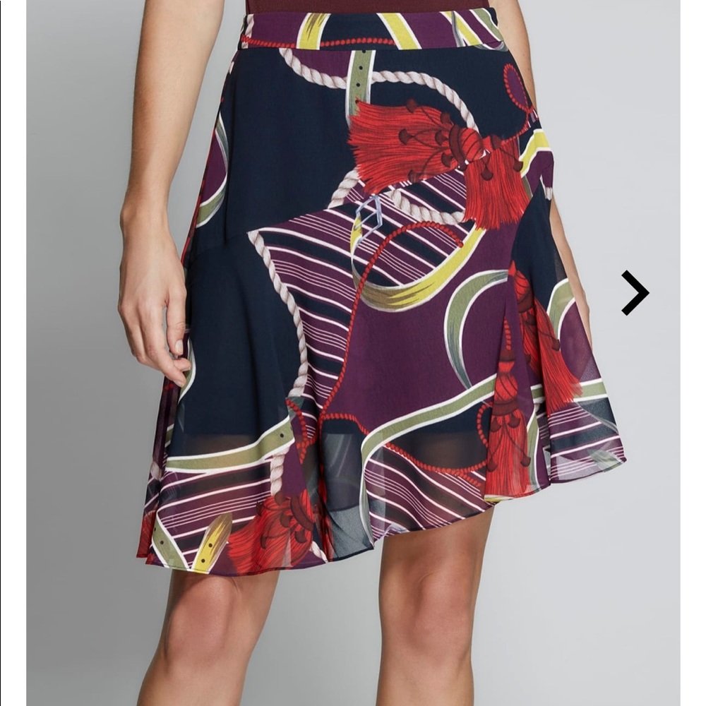 New Guess Marciano Treasure trove asymmetrical chiffon S M L